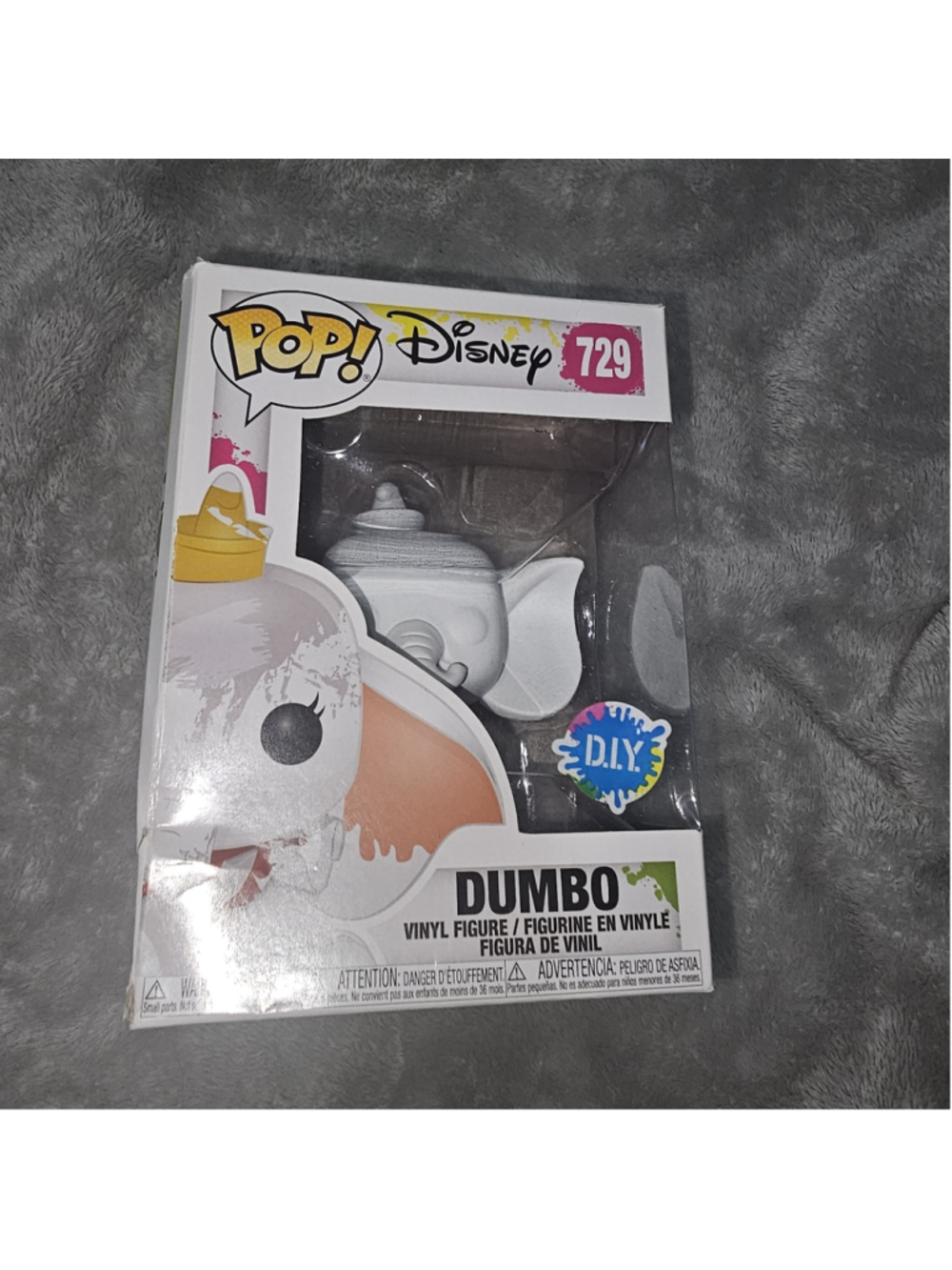 Funko Disney Dumbo D.I.Y. Vinyl Figure 729 White Yellow One Size